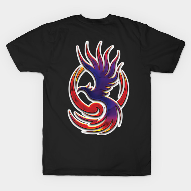 Crimson Sun Press Logo Shirt by KimbraSwain